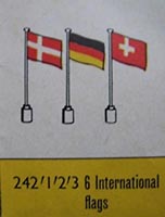 Набор LEGO 242.1 6 международных флагов
