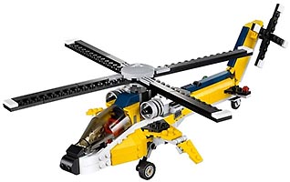 Набор LEGO Жёлтый скоростной вертолёт