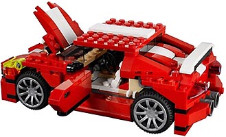 Набор LEGO Мощный красный автомобиль