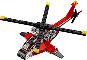 Набор LEGO Красный вертолёт