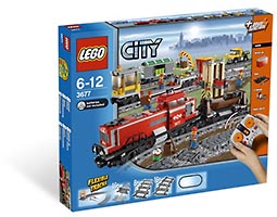 Набор LEGO Красный товарный поезд