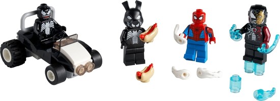 Набор LEGO 40454 Spider-Man versus Venom and Iron Venom