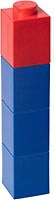 Набор LEGO 5004896 Square Drinking Bottle – Blue with Red Lid