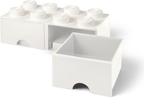Набор LEGO 5006209 Storage Brick Drawer (8-Stud White)