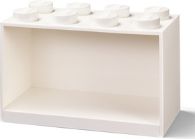Набор LEGO 5006611 Brick Shelf 8 Knobs (White)