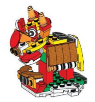 Набор LEGO 5007587 4in1 Build, Lion Dance