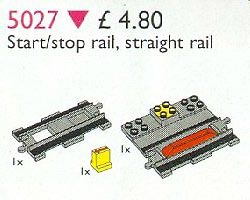 Набор LEGO 5027 Start / Stop Rail, Straight Rail