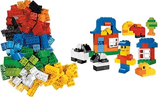 Набор LEGO 5588 Гигантская коробка 200 кубиков