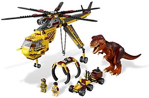 Набор LEGO Вертолёт для транспортировки тиранозавра