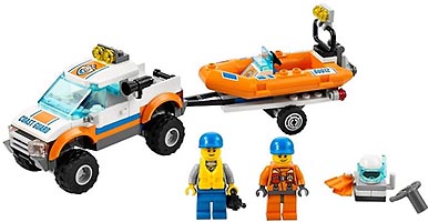 Набор LEGO 60012 Внедорожник и катер