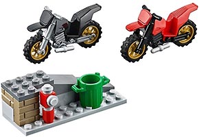 Набор LEGO Погоня за воришками-байкерами