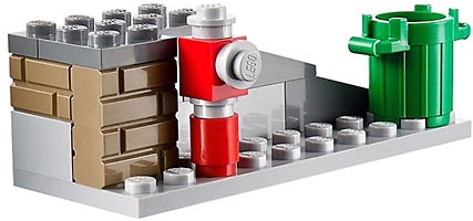 Набор LEGO Погоня за воришками-байкерами