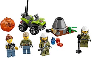 Набор LEGO 60120 Набор для начинающих 'Исследователи вулканов'
