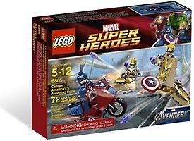 Набор LEGO Мотоцикл Капитана Америки