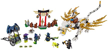 Набор LEGO 70734 Дракон Сэнсэя Ву
