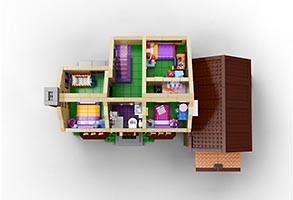 Набор LEGO Дом Симпсонов