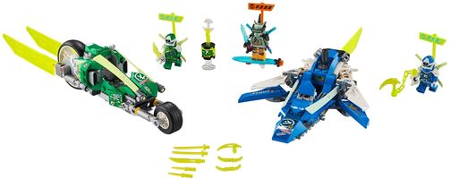 Набор LEGO 71709 Jay and Lloyd's Velocity Racers
