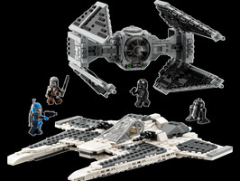 Набор LEGO 75348 Mandalorian Fang Fighter vs. TIE Interceptor