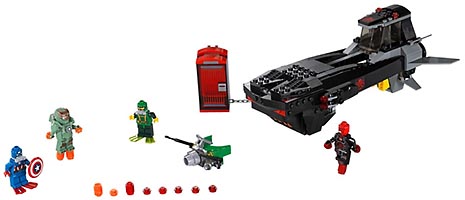 Набор LEGO 76048 Похищение Капитана Америка™