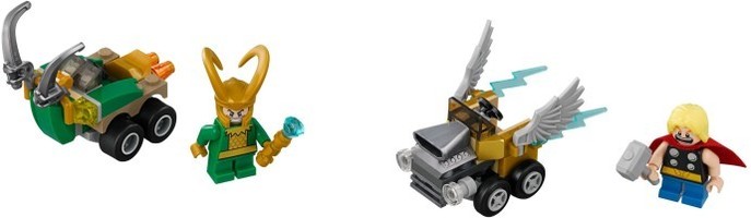 Набор LEGO 76091 Тор против Локи