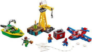 Набор LEGO 76134 Человек-паук: похищение бриллиантов Доктором Осьминогом