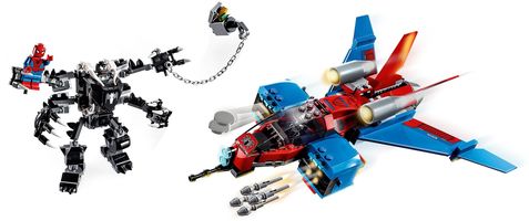 Набор LEGO Spiderjet vs. Venom Mech