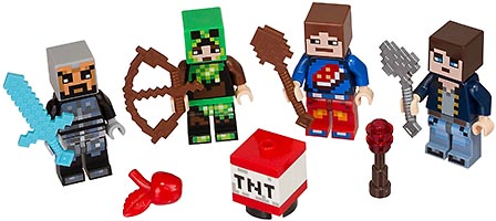Набор LEGO 853609 Набор минифигурок Minecraft 1