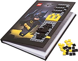 Набор LEGO 853649 Блокнот Бэтмен с лего пластиной на обложке