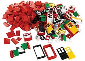 Набор LEGO 9386 Окна, двери и черепица для крыши