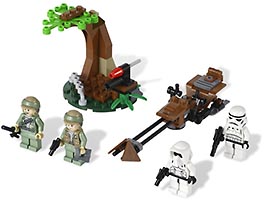 Набор LEGO Повстанцы на Эндоре и штурмовики Империи