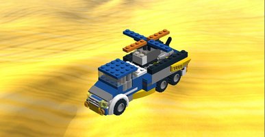 Набор LEGO pick-up truck and gyrocopter - alternate for 5765