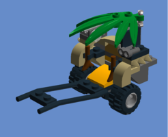 Набор LEGO 60156 Pulled Rickshaw