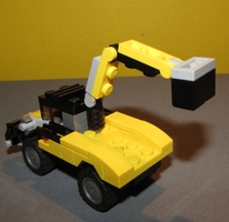 Набор LEGO MOC-10246 Желтый экскаватор