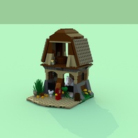 Набор LEGO MOC-10468 Конюшня с лофтом