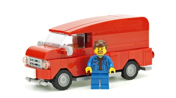 Набор LEGO MOC-10560 Old red van