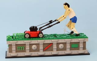 Набор LEGO MOC-10820 Lawn Mower Man