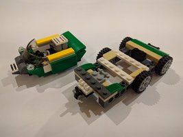 Набор LEGO MOC-11914 31056 Jet Boat With Trailer