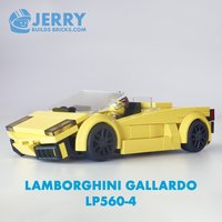 Набор LEGO MOC-12055 Ламборгини Галлардо LP560-4 Спайдер