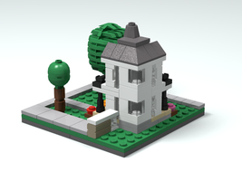 Набор LEGO Дом в викторианском стиле (нано-масштаб)