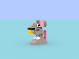 Набор LEGO MOC-12187 Мышь (нано-размер)