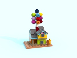 Набор LEGO MOC-12356 Дом из мультфильма 'Вверх'