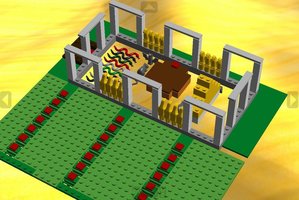 Набор LEGO MOC-12420 Замок покровительницы змей