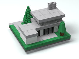 Набор LEGO Современный особняк (нано-масштаб)