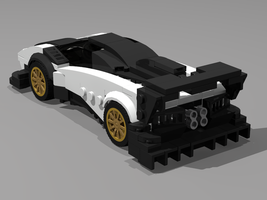 Набор LEGO MOC-12475 Pagani Zonda R Evolution Gran Turismo
