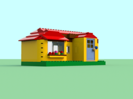 Набор LEGO Фасад пригородного дома
