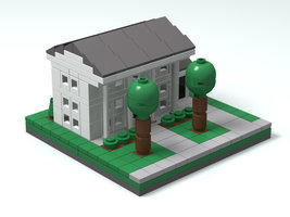 Набор LEGO Дом в колониальном стиле (наномасштаб)