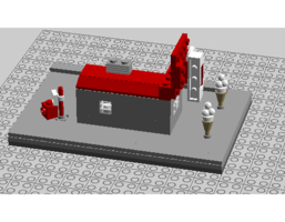 Набор LEGO Сеть ресторанов быстрого питания (нано)