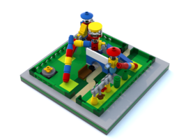 Набор LEGO Детская площадка (нано-размер)