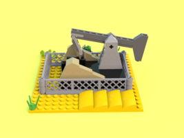 Набор LEGO Нефтяная вышка (работающая)