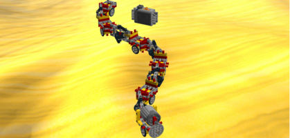 Набор LEGO MOC-13613 Lego technic snake: experimentally modeling a snake